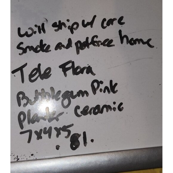 Teleflora Pink Ceramic Pig Planter - Picture 7 of 7